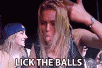 gif licking balls|Licking The Balls Gifs .